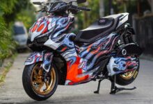 Livery Arai Ikonik: Yamaha Aerox Alpha Makin Gagah
