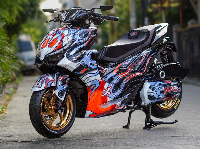 Livery Arai Ikonik: Yamaha Aerox Alpha Makin Gagah