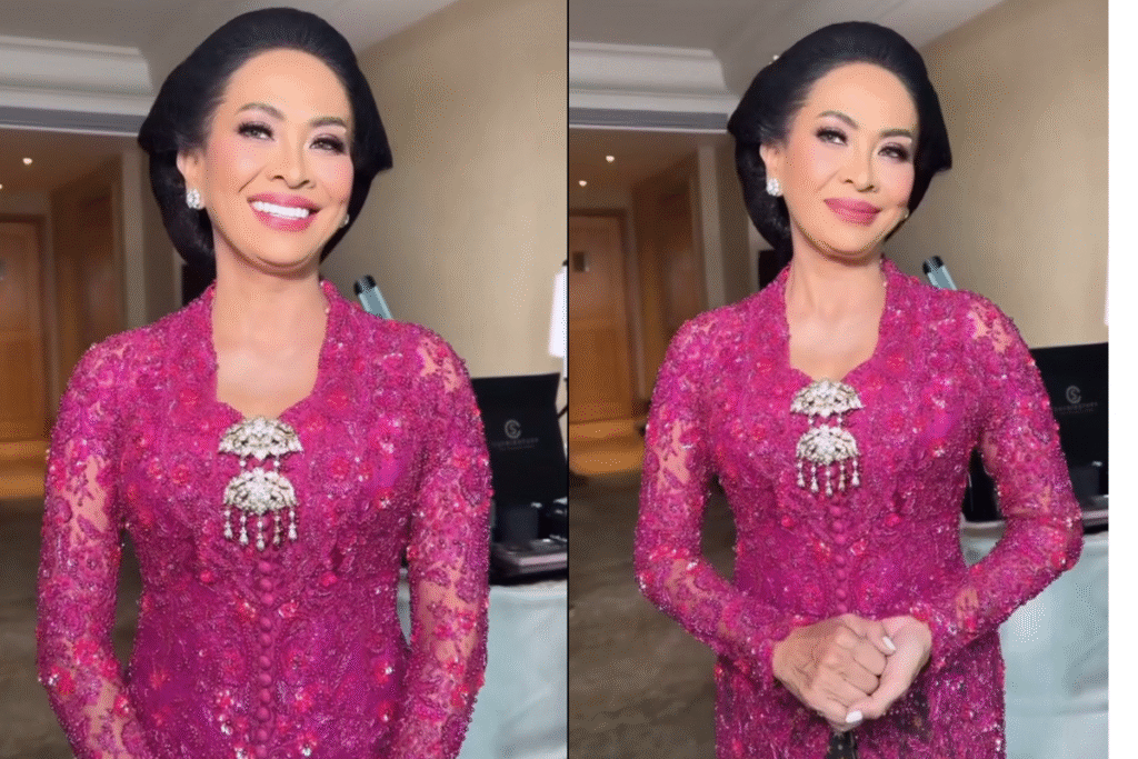 Anggunnya Ibunda Alyssa Daguise di Ngunduh Mantu Al Ghazali