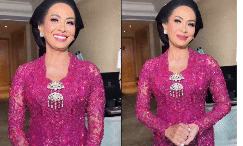 Anggunnya Ibunda Alyssa Daguise di Ngunduh Mantu Al Ghazali