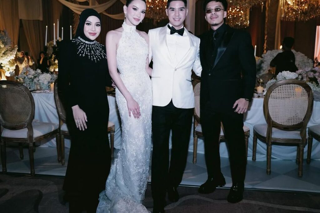Aurel & Atta Tampil Elegan, Hitam Menguasai Resepsi Al & Alyssa