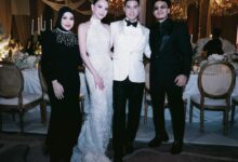 Aurel & Atta Tampil Elegan, Hitam Menguasai Resepsi Al & Alyssa