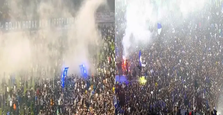 Bobotoh Rusuh: Flare Menyala, Persib Juara di GBLA?