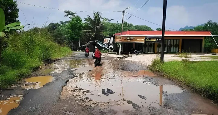 Jalan Rusak Salopa-Cikatomas: Derita Warga Tasikmalaya Memprihatinkan