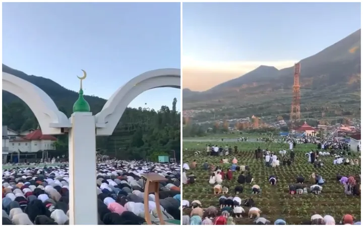 Jemaah Idul Adha Selfie Gunung Sindoro, Warganet Protes?