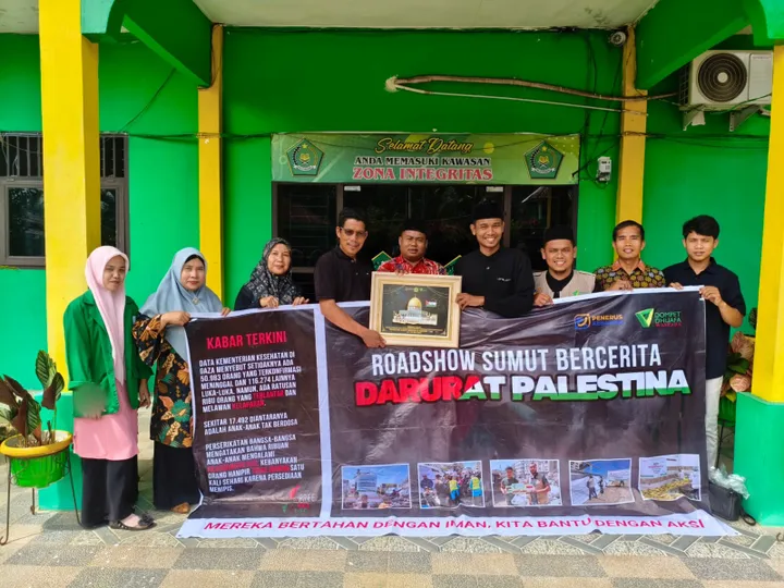 Madrasah Padangsidimpuan, Roadshow Sumut: Dukungan Nyata untuk Palestina