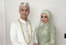 Mulan Jameela Tampil Cantik Kebaya Mint Akad Al Alyssa