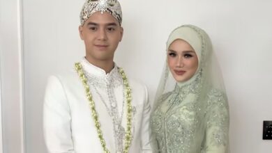 Mulan Jameela Tampil Cantik Kebaya Mint Akad Al Alyssa