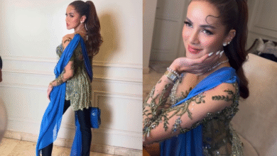 Olla Ramlan memesona, Selendang Biru di Ngunduh Mantu Al Alyssa