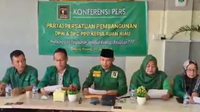 PPP Kepri Resmi Cabut Dukungan, Tolak Hasil Muswilub Terbaru