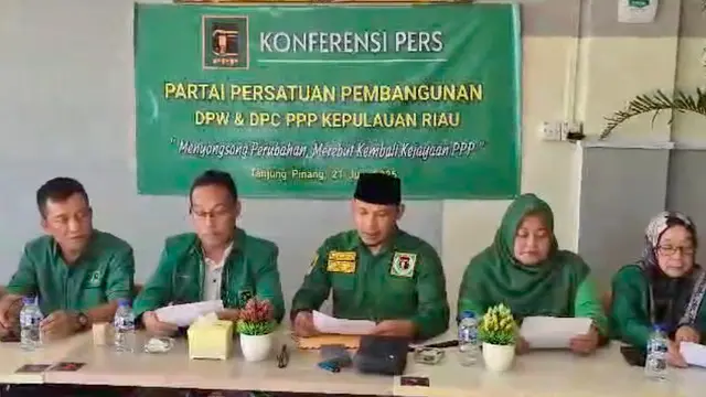 PPP Kepri Resmi Cabut Dukungan, Tolak Hasil Muswilub Terbaru