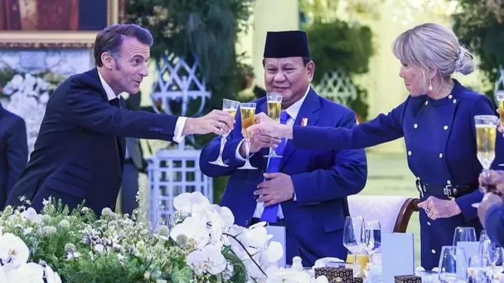 Prabowo-Macron Pilih Minuman Toast: Sparkling Cider, Bukan Alkohol
